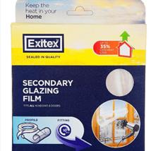 Exitex Glazing Film Secondary Double Glazing 1.8sqm