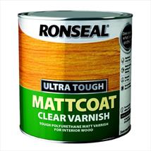 Ronseal Ultra Tough Mattcoat Interior Clear Varnish 250ml