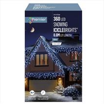 Premier LED Snowing Iciclebrights White 360