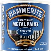Hammerite Direct to Rust Smooth Blue 250ml