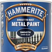 Hammerite Direct to Rust Smooth Dark Blue 2.5ltr